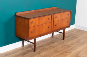 Retro Teak 1960s Homeworthy Chest Of Drawers TV Cabinet Sideboard