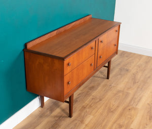 Retro Teak 1960s Homeworthy Chest Of Drawers TV Cabinet Sideboard