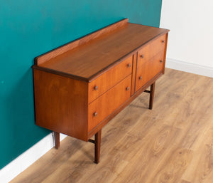 Retro Teak 1960s Homeworthy Chest Of Drawers TV Cabinet Sideboard