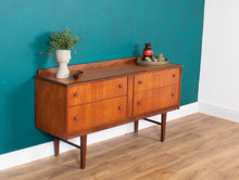 Load image into Gallery viewer, Retro Teak 1960s Homeworthy Chest Of Drawers TV Cabinet Sideboard