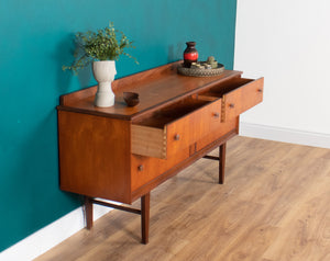 Retro Teak 1960s Homeworthy Chest Of Drawers TV Cabinet Sideboard