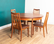 Load image into Gallery viewer, Retro Teak GPlan 1960s Fresco Dining Table &amp; 4 Four Chairs By Victor Wilkins