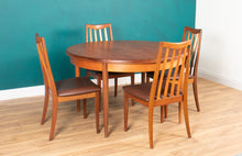 Load image into Gallery viewer, Retro Teak GPlan 1960s Fresco Dining Table &amp; 4 Four Chairs By Victor Wilkins