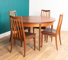 Load image into Gallery viewer, Retro Teak GPlan 1960s Fresco Dining Table &amp; 4 Four Chairs By Victor Wilkins