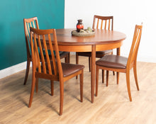 Load image into Gallery viewer, Retro Teak GPlan 1960s Fresco Dining Table &amp; 4 Four Chairs By Victor Wilkins