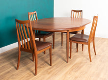 Load image into Gallery viewer, Retro Teak GPlan 1960s Fresco Dining Table &amp; 4 Four Chairs By Victor Wilkins