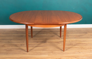 Retro Teak 1960s GPlan Fresco Dining Table & 4 Four Chairs By Victor Wilkins