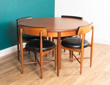 Load image into Gallery viewer, Retro Teak 1960s GPlan Fresco Dining Table &amp; 4 Four Chairs By Victor Wilkins