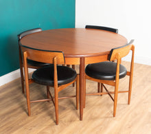 Load image into Gallery viewer, Retro Teak 1960s GPlan Fresco Dining Table &amp; 4 Four Chairs By Victor Wilkins