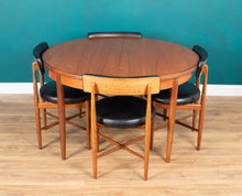 Load image into Gallery viewer, Retro Teak 1960s GPlan Fresco Dining Table &amp; 4 Four Chairs By Victor Wilkins