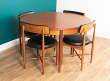 Load image into Gallery viewer, Retro Teak 1960s GPlan Fresco Dining Table &amp; 4 Four Chairs By Victor Wilkins