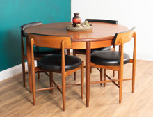 Load image into Gallery viewer, Retro Teak 1960s GPlan Fresco Dining Table &amp; 4 Four Chairs By Victor Wilkins