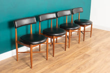 Load image into Gallery viewer, Retro Teak 1960s GPlan Fresco Dining Table &amp; 4 Four Chairs By Victor Wilkins