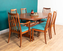 Load image into Gallery viewer, Retro Teak 1960s Mid Century Dining Table &amp; 6 Chairs By G Plan Victor Wilkins