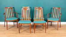 Load image into Gallery viewer, Retro Teak 1960s Mid Century Dining Table &amp; 6 Chairs By G Plan Victor Wilkins