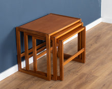 Load image into Gallery viewer, Danish Retro Teak 1960s Set Of 3 Nesting Coffee Tables