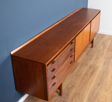 Load image into Gallery viewer, Retro Long Rosewood Archie Shine Knightsbridge Mid Century Sideboard By Robert Heritage