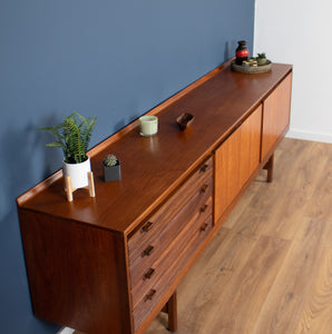 Retro Long Rosewood Archie Shine Knightsbridge Mid Century Sideboard By Robert Heritage