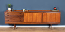 Load image into Gallery viewer, Retro Long Rosewood Archie Shine Knightsbridge Mid Century Sideboard By Robert Heritage