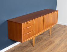 Load image into Gallery viewer, Retro 1960s Teak Jentique Mid Century Sideboard With Folded Handles