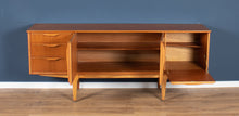 Load image into Gallery viewer, Retro 1960s Teak Jentique Mid Century Sideboard With Folded Handles