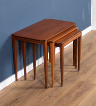 Load image into Gallery viewer, Retro Teak 1960s Midcentury Gordon Russell Nest of Tables in Walnut &amp; Teak c.1960 Coffee Tables