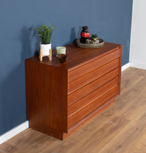 Load image into Gallery viewer, Retro Teak 1960s Danish Chest Of Drawers