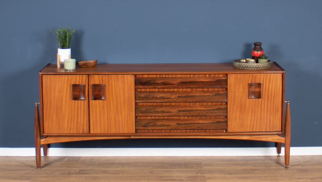 Retro Teak 1960s Elliots Of Newbury EON Mid Century Sideboard Rosewood Atomic