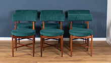 Load image into Gallery viewer, Retro Teak 1960s GPlan Fresco Dining Table &amp; 6 Six Chairs By Victor Wilkins