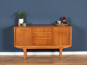 Retro Walnut 1960s Jentique Short Sideboard