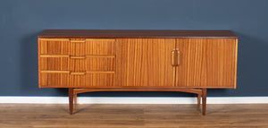 Retro Teak Zebrano 1960s Long Elliots Of Newbury EON Mid Century Sideboard