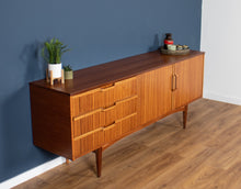 Load image into Gallery viewer, Retro Teak Zebrano 1960s Long Elliots Of Newbury EON Mid Century Sideboard