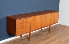 Load image into Gallery viewer, Retro Teak 1960s Long A H Macintosh Torpedo Mid Century Sideboard