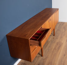 Load image into Gallery viewer, Retro Teak 1960s Long A H Macintosh Torpedo Mid Century Sideboard