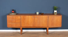 Load image into Gallery viewer, Retro Teak 1960s Long A H Macintosh Torpedo Mid Century Sideboard