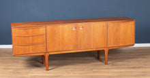 Load image into Gallery viewer, Retro Teak 1960s Long A H Macintosh Torpedo Mid Century Sideboard