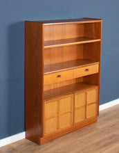 Load image into Gallery viewer, Retro Teak 1960s Nathan Squares Tall Bookcase