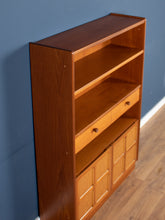 Load image into Gallery viewer, Retro Teak 1960s Nathan Squares Tall Bookcase