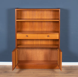 Retro Teak 1960s Nathan Squares Tall Bookcase