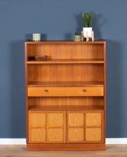 Load image into Gallery viewer, Retro Teak 1960s Nathan Squares Tall Bookcase