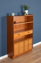 Load image into Gallery viewer, Retro Teak 1960s Nathan Squares Tall Bookcase