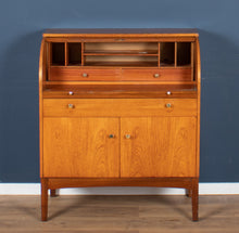 Load image into Gallery viewer, Retro Teak 1960s Remploy Mid Century Cylinder Bureau