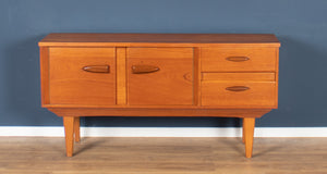 Retro Teak 1960s Short Jentique Mid Century Sideboard