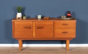 Retro Teak 1960s Short Jentique Mid Century Sideboard