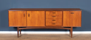 Retro Teak 1960s Long G Plan Scandi Mid Century Sideboard