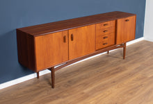 Load image into Gallery viewer, Retro Teak 1960s Long G Plan Scandi Mid Century Sideboard