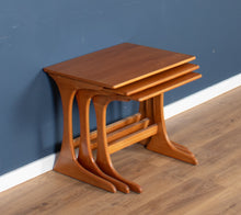 Load image into Gallery viewer, Retro Teak 1960s G Plan Mid Century Nest Of 3 Coffee Tables