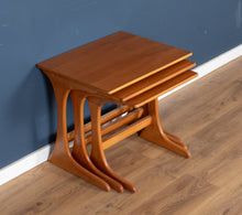 Load image into Gallery viewer, Retro Teak 1960s G Plan Mid Century Nest Of 3 Coffee Tables