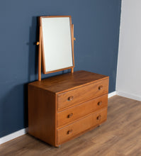 Load image into Gallery viewer, Vintage Restored Ercol Windsor Model 483 Vanity Chest Of Drawers With Mirror