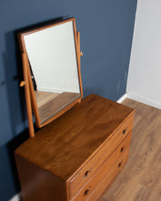 Load image into Gallery viewer, Vintage Restored Ercol Windsor Model 483 Vanity Chest Of Drawers With Mirror